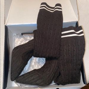 knee high sock heels